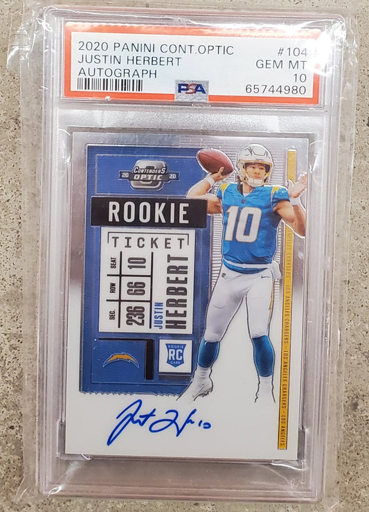 2020 - Justin Herbert - Signed